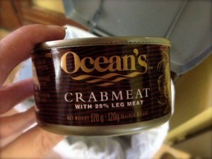 Le pire produit en conserve du monde: Ocean's Crab Meat crabe-conserve